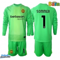 Inter Milan Yann Sommer #1 Keeper Tredjedraktsett Barn 2025-26 Langermet (+ Korte bukser)